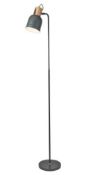 (R14G) Lighting. 3 Items. 1 X The Lighting Collection Barham Grey Copper Floor Lamp, 1 X The Lighti