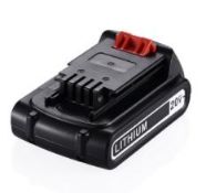 (R14F) 2 X Qualcast 20V 2000mAh 40Wh Rechargeable Battery & Battery Charger (Z021042)