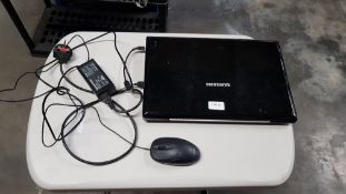 (R12A) 1 X Samsung R159 Laptop. (Track Pad Not Working, Works With Mouse) Rest Of Unit Appears To W