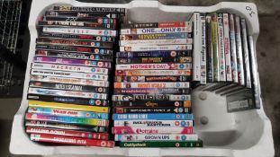 (R13A) Approx. 95 X Mixed DVDs To Inc Robocop, Year One, Matrix Revisited & Wall Street