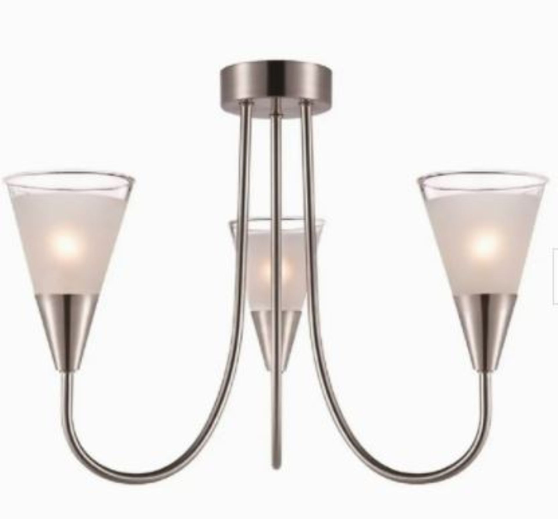 (R1C) Lighting. 6 Items. 1 X Blight Boutique Isabella 3 Light Flush Fitting, 1 X Blight Boutique Mi - Image 3 of 6