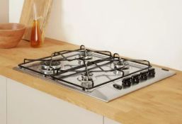 (R15I) 1 X Indesit Gas Hob (PAA 642 IX/1 WE PGKSP4)