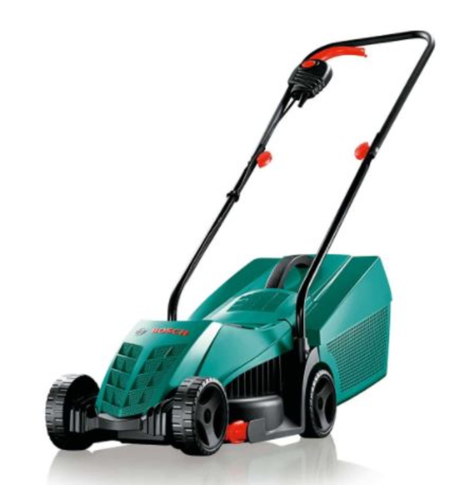 (R1E) 2 X Bosch Rotak 32 R Corded Lawnmower