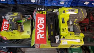 (R14F) 2 X Ryobi Items. 1 X 18V Brushless Impact Driver & 1 X 18V Finish Nailer (16 Gauge)