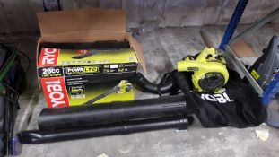 (R13C) 2 X Ryobi 26cc Powr LT2 Blower / Vacuum (1 X No Box)