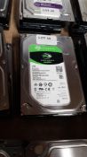 (R13A) 3 X Seagate Barracuda 1.0 TB SATA Hard Drive - All Units Have Been Formatted