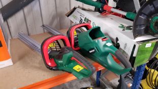 (R13C) 2 Qualcast Items. 1 X 51vcm 18V Cordless Hedge Trimmer (MOE 20ET 510) & 1 X 60cm 36V Cordle