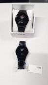 (R12A) 2 X Storm Oblex Slate Watch (Both Have Chip On Glass Watch Face)