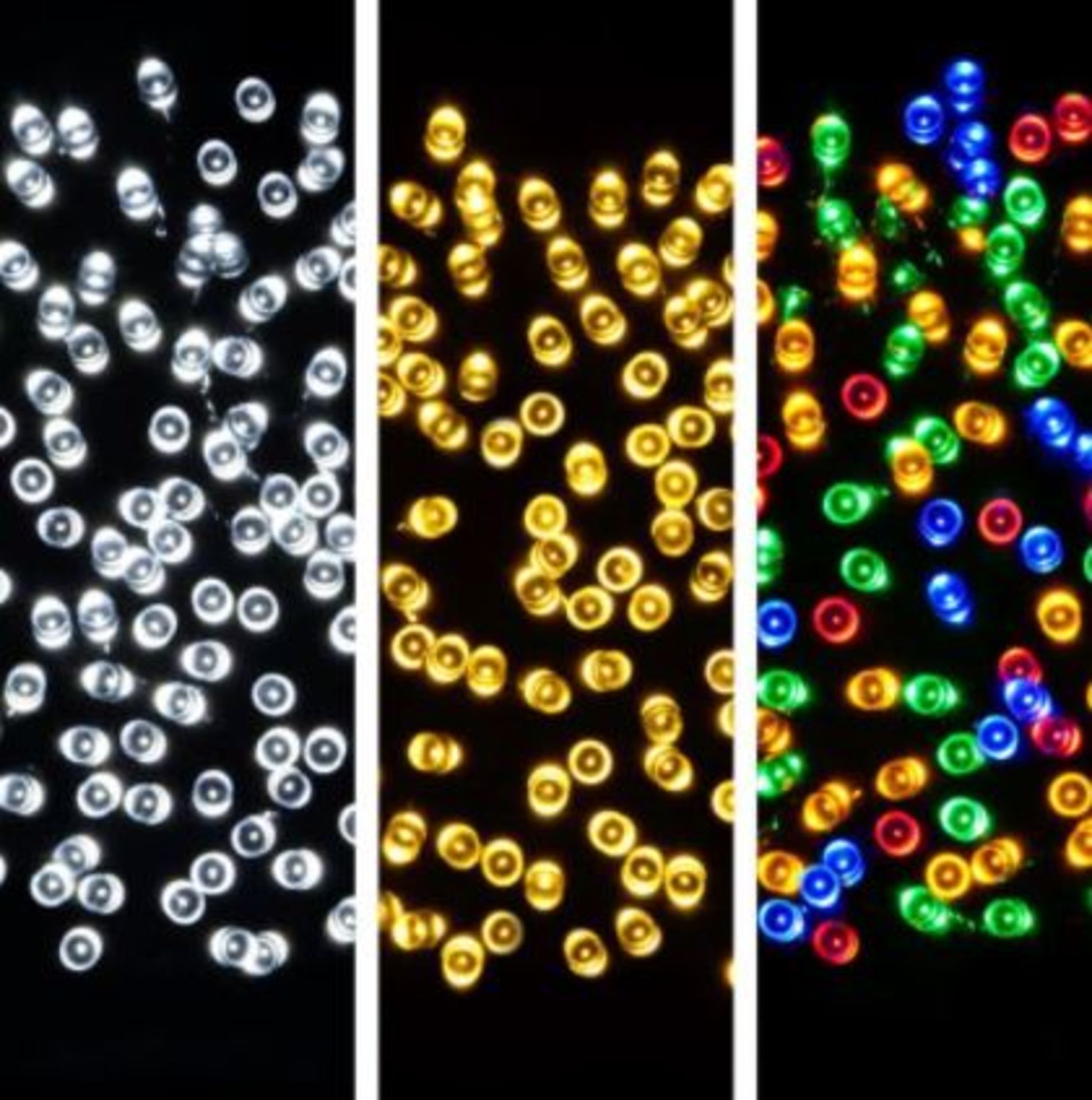 (R1D) Lighting / Christmas. 10 Items. 1 X 2000 LED Compact Lights, 2 X 480 LED Icicle Lights, 2 x 2