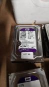 (R13A) 3 X WD Purple 1.0 TB SATA 64MB Cache Hard Drive (WD10PURX) – All Units Have Been Formatted