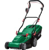 (R15C) 2 Qualcast Items. 1 x QE37 37cm 1600W Electric Rotary Lawn Mower & 1 X 20V Electric Lawnmowe