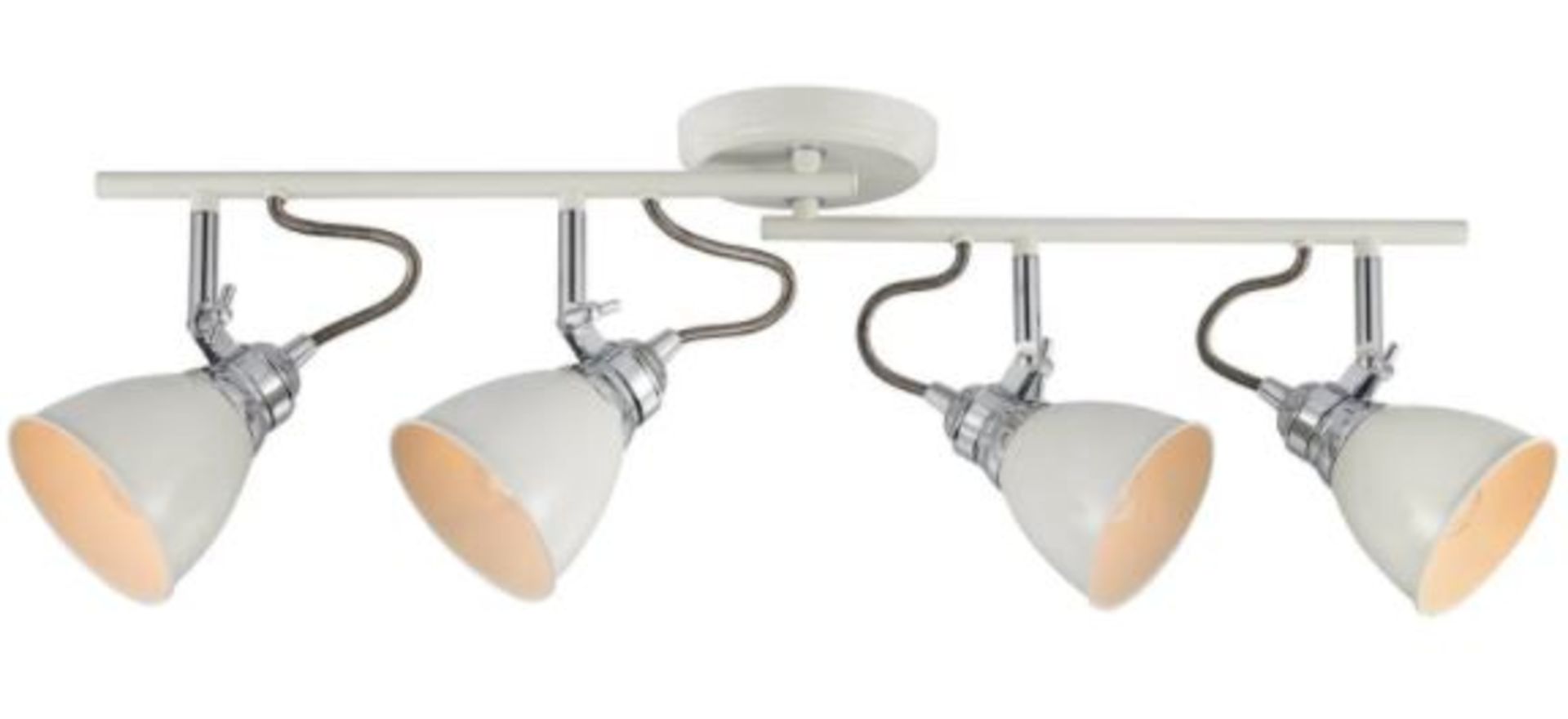 (R1C) Lighting. 6 Items. 1 X Blight Boutique Isabella 3 Light Flush Fitting, 1 X Blight Boutique Mi - Image 4 of 6