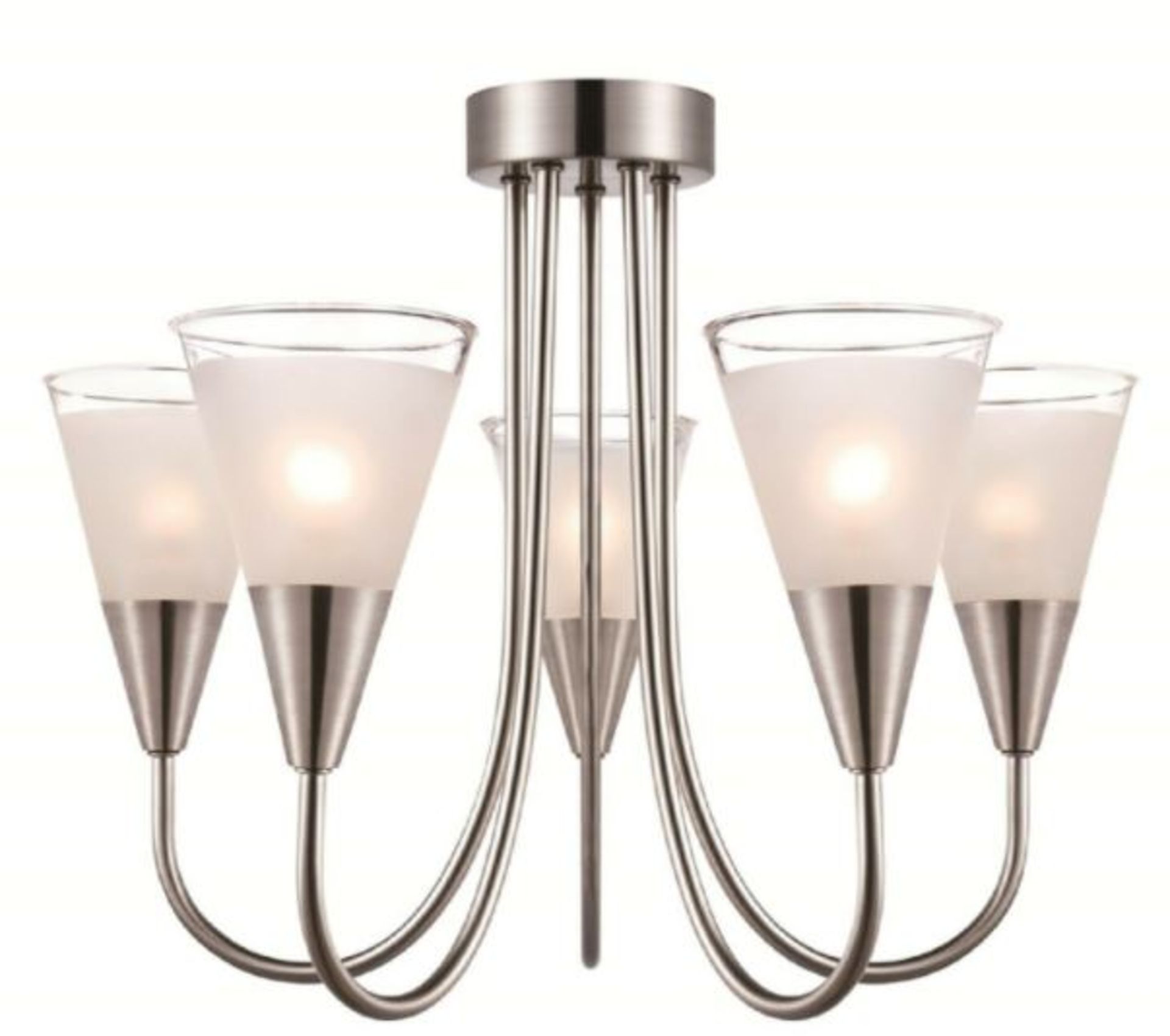 (R14D) Lighting. 8 Items. To Inc Blight Boutique Regan 5 Light Glass Pendant, Ivey Forest Wall Ligh