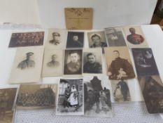 WW1 Military Personnel Photos/Cards.