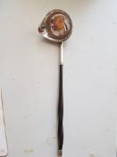 Rare Elizabeth Morley, Silver, George 111 Toddy Ladle.