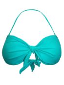 8 Off ACCESSOR1ZE JADE Tie Front Bandeau Bikini