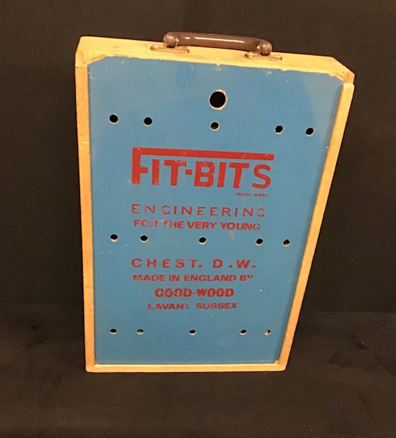 Vintage Toy Fit-Bits Childs Construction Set Boxed. Vintage Toy Fit-Bits Childs Construction Set - Image 2 of 2