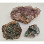 Collectable Minerals 3 UK Fluorites Collectable Minerals 3 UK Fluorites.The largest measures 6