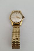 Vintage Wega Mens Wrist Watch With Rolled Gold Strap Vintage Wega Mens Wrist Watch.In working