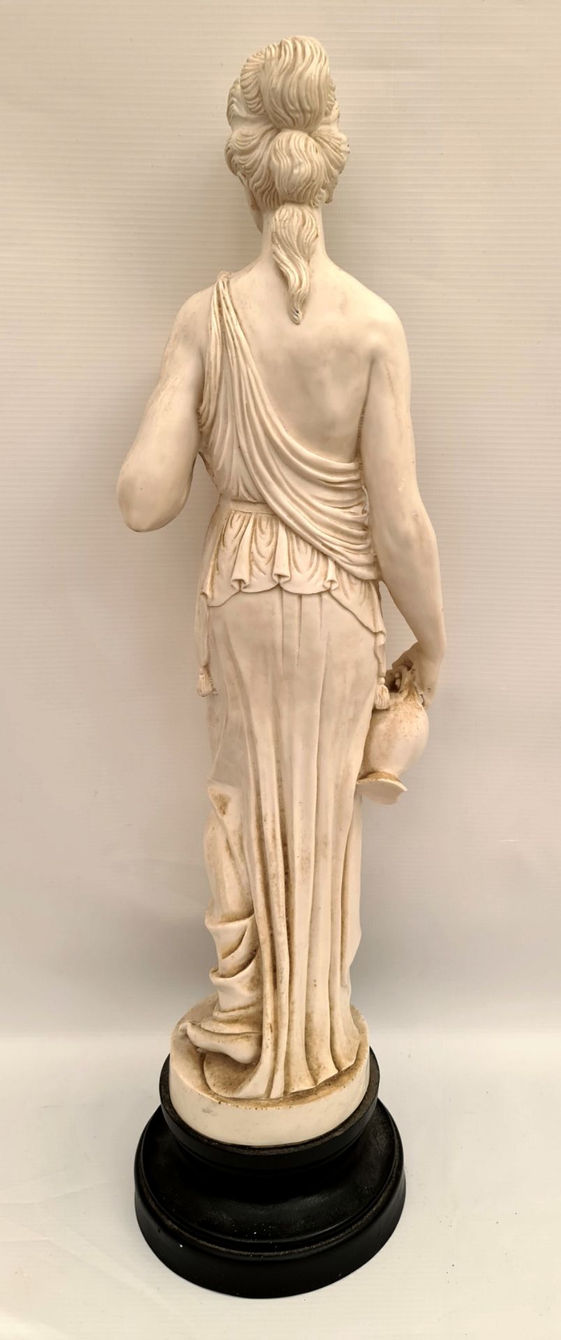 Vintage Sculpture Greco Roman Style Figure 25 Inches Tall Vintage Sculpture Greco Roman Style Figure - Image 2 of 2