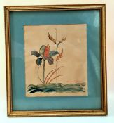 Art Pen & Ink Painting Drawing Framed Signed Lower Right Daniels 1972     Art Pen & Ink Painting