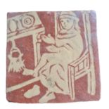 Medieval Style Terracotta Tile by Cheshire Medieval Ceramics Medieval Style Terracotta Tile by