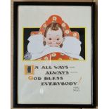 Vintage Mabel Lucie Attwell Framed Print     Vintage Mabel Lucie Attwell Framed Print.Has the