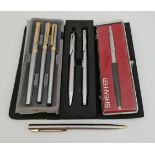 Parcel of Assorted Pens Includes Fountain Pen & Sheaffer Pen Parcel of Assorted Pens Includes