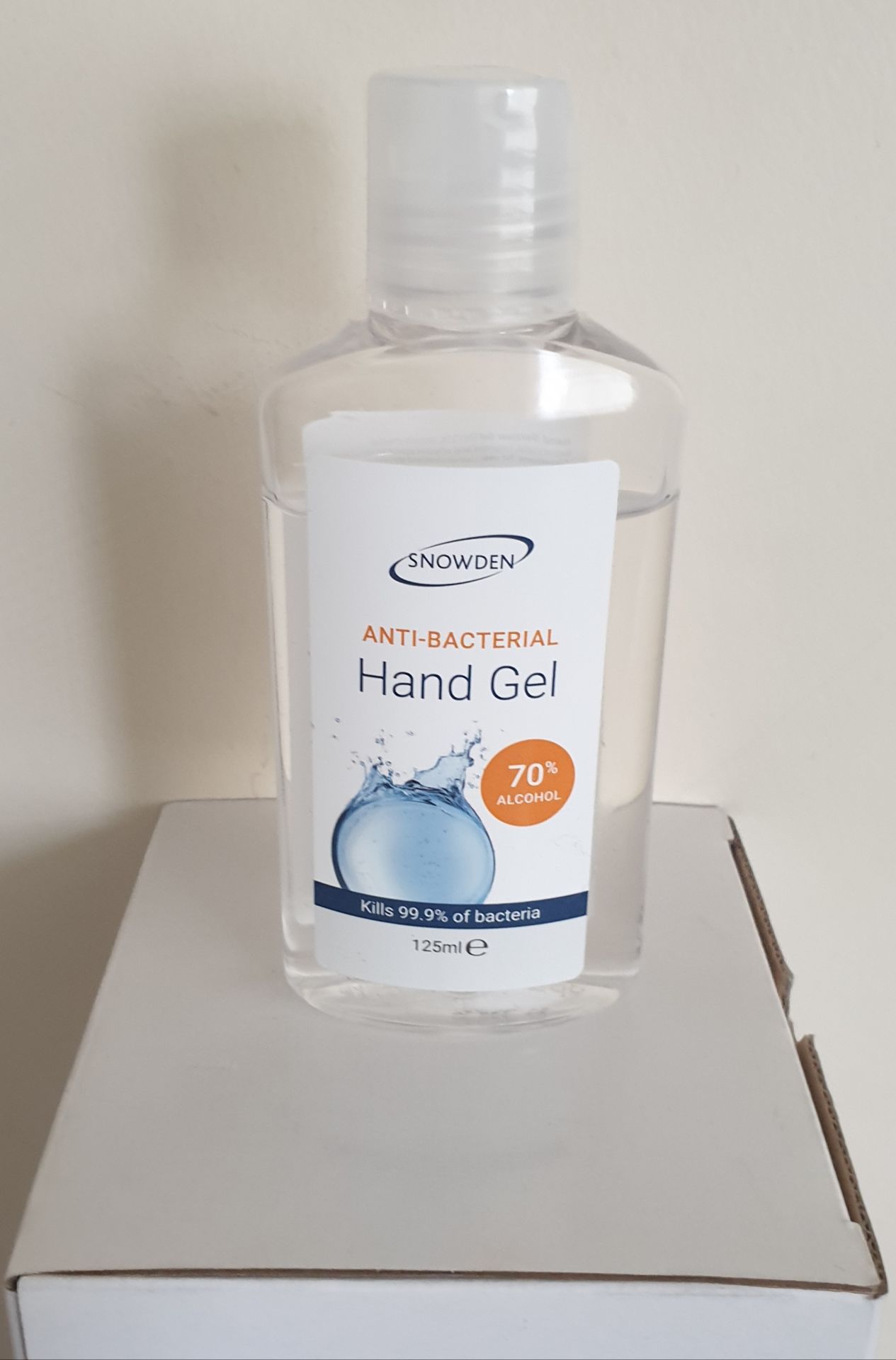 3850 bottles snowden sanitizer gel 125ml 70% alcohol WHO approved - Image 2 of 4