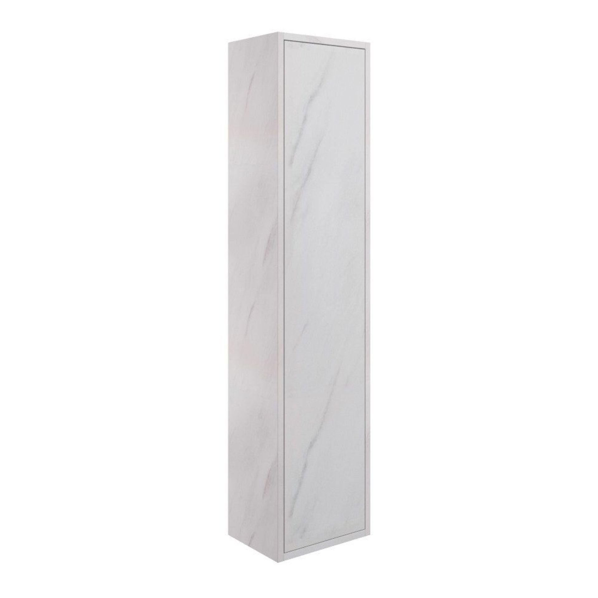 New (Y28) Perla 300mm 1 Door Wall Hung Tall Unit - Marble. RRP £380.80. Push To Open Door 18... - Image 2 of 2