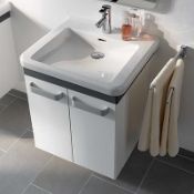 New Twyford All 60cm Basin Unit Ta0001Wh. Rrp £408.02. Basin Included Designed With Inclusive...