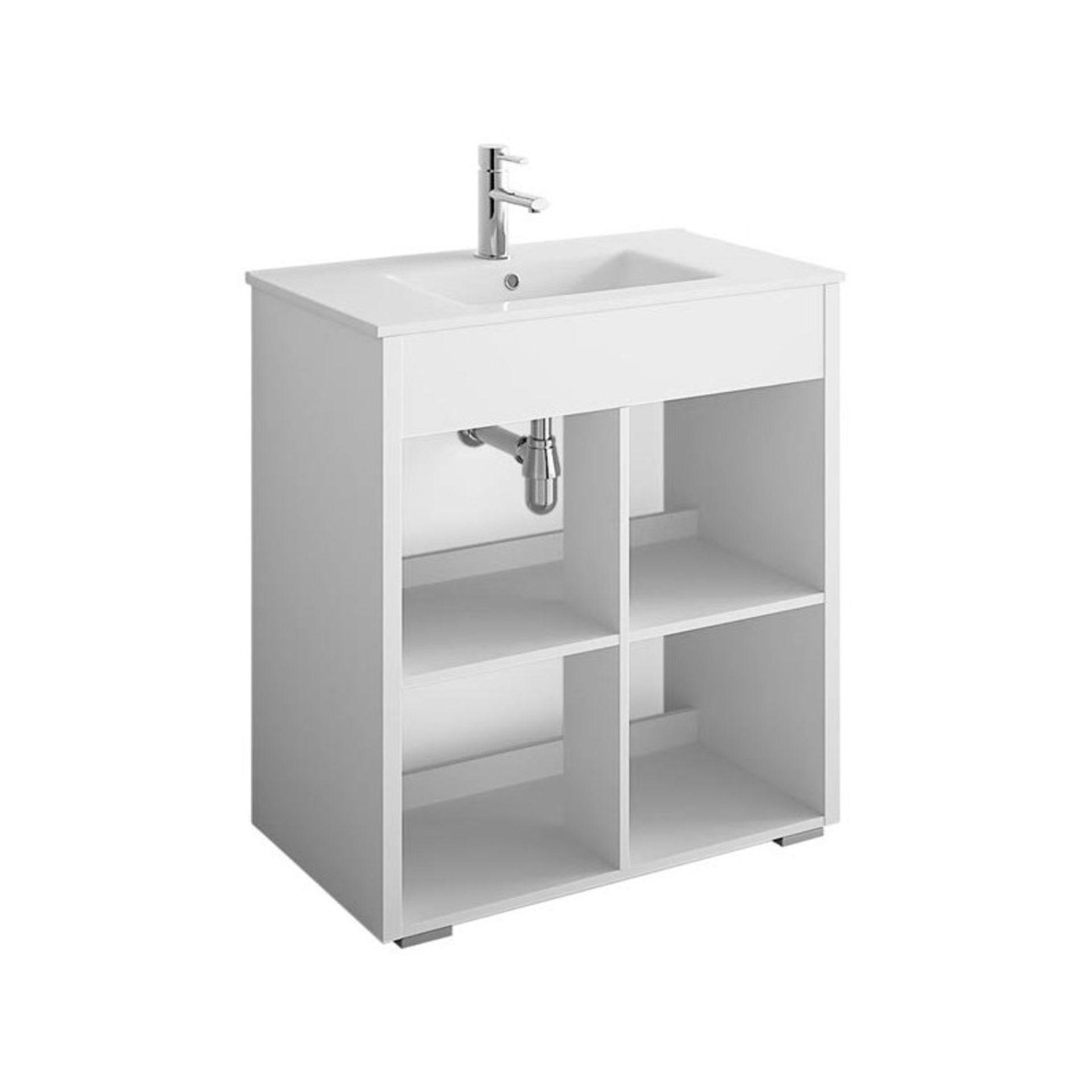 New Boxed Croydex Norton Vanity Unit (80cm Width). RRP £342.99. Ws010322. The Croydex Norton V...