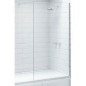 New (P38) 700mm Ionic Showerwall Wetroom Panel. Rrp £669.58. Creates An Elegant Walk In Showe...