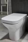 New (E175) Porto Back To Wall Toilet. Width 345mm Height 400mm Depth 490mm Floor Mounted Bac...