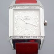 Jaeger-LeCoultre / Reverso Diamond - Unisex Steel Wrist Watch