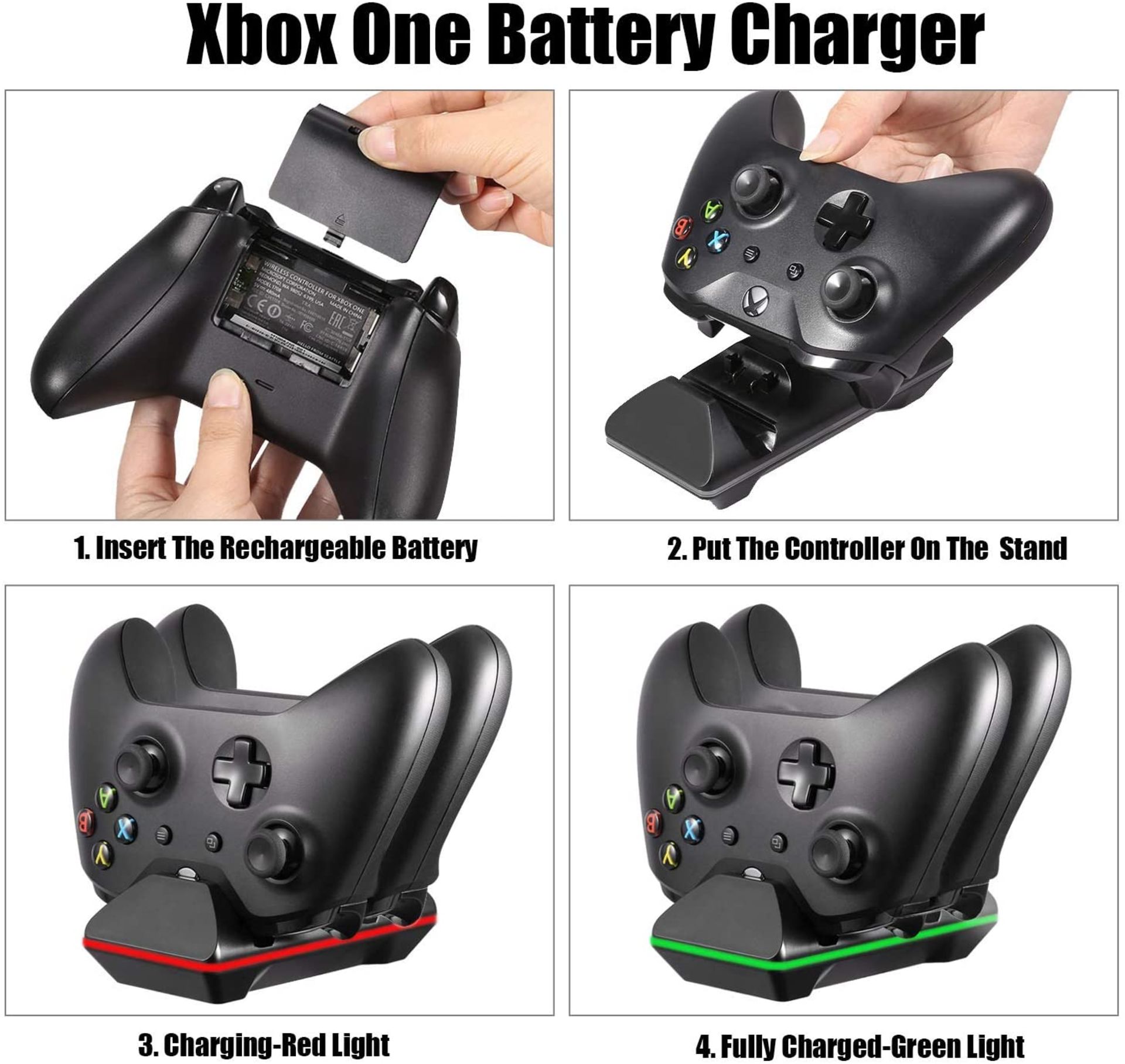 Box of 42 New Xbox One/S Dual Controller Charge Stations & Battery Packs - Image 15 of 15
