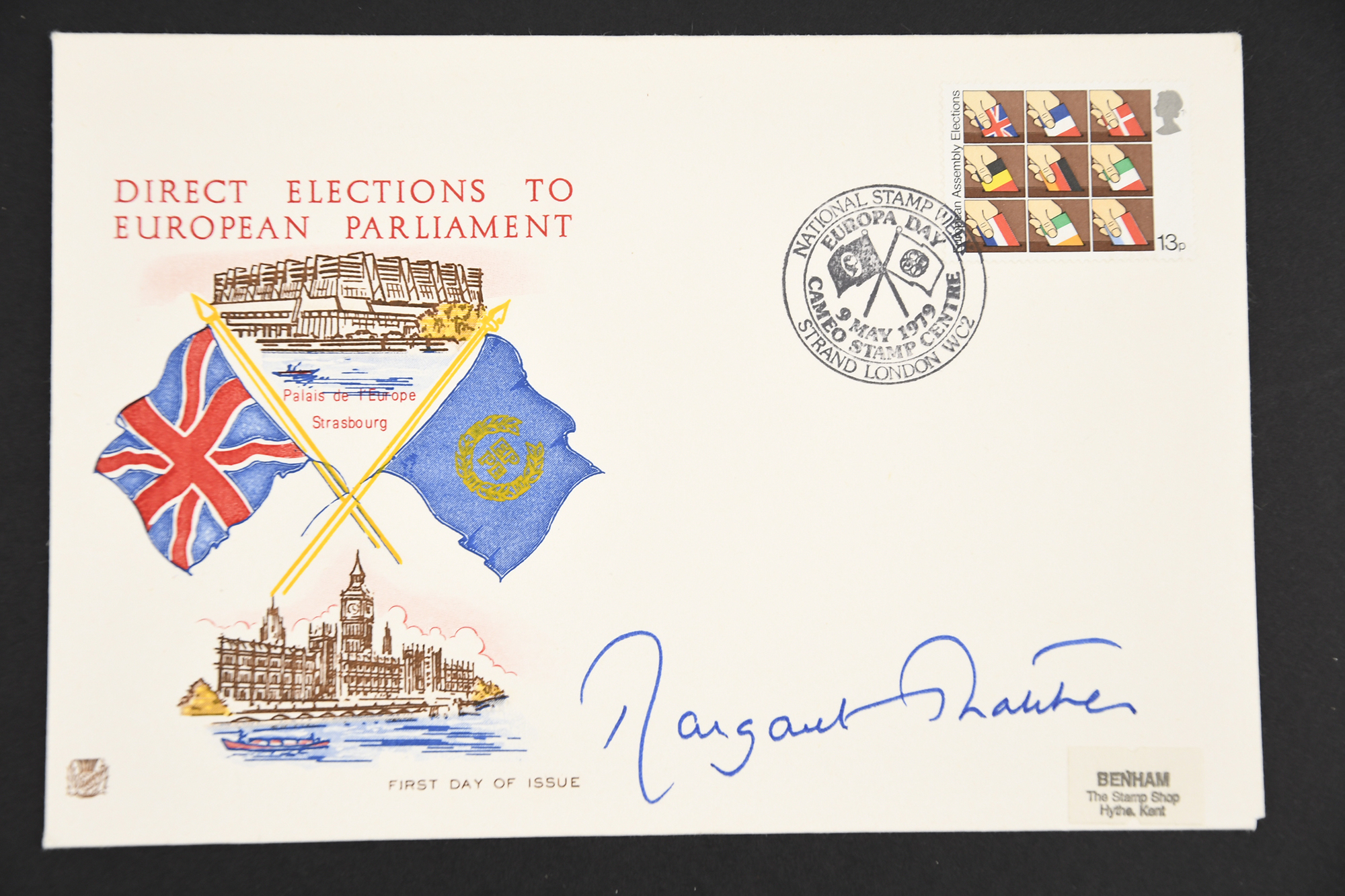 Margaret Thatcher (1925 - 2013) Original Signature on first day cover. - Image 2 of 3