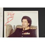 Colonel Gadaffi (1942 - 2011) Original Signed photograph.