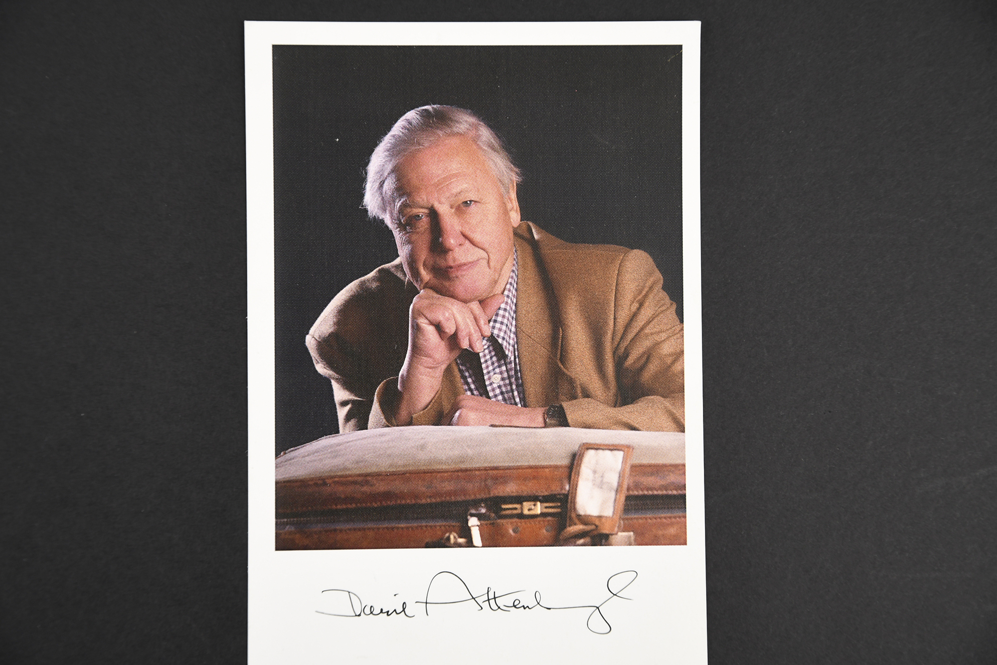 David Attenborough (1926 - ) Original Signature on photograph
