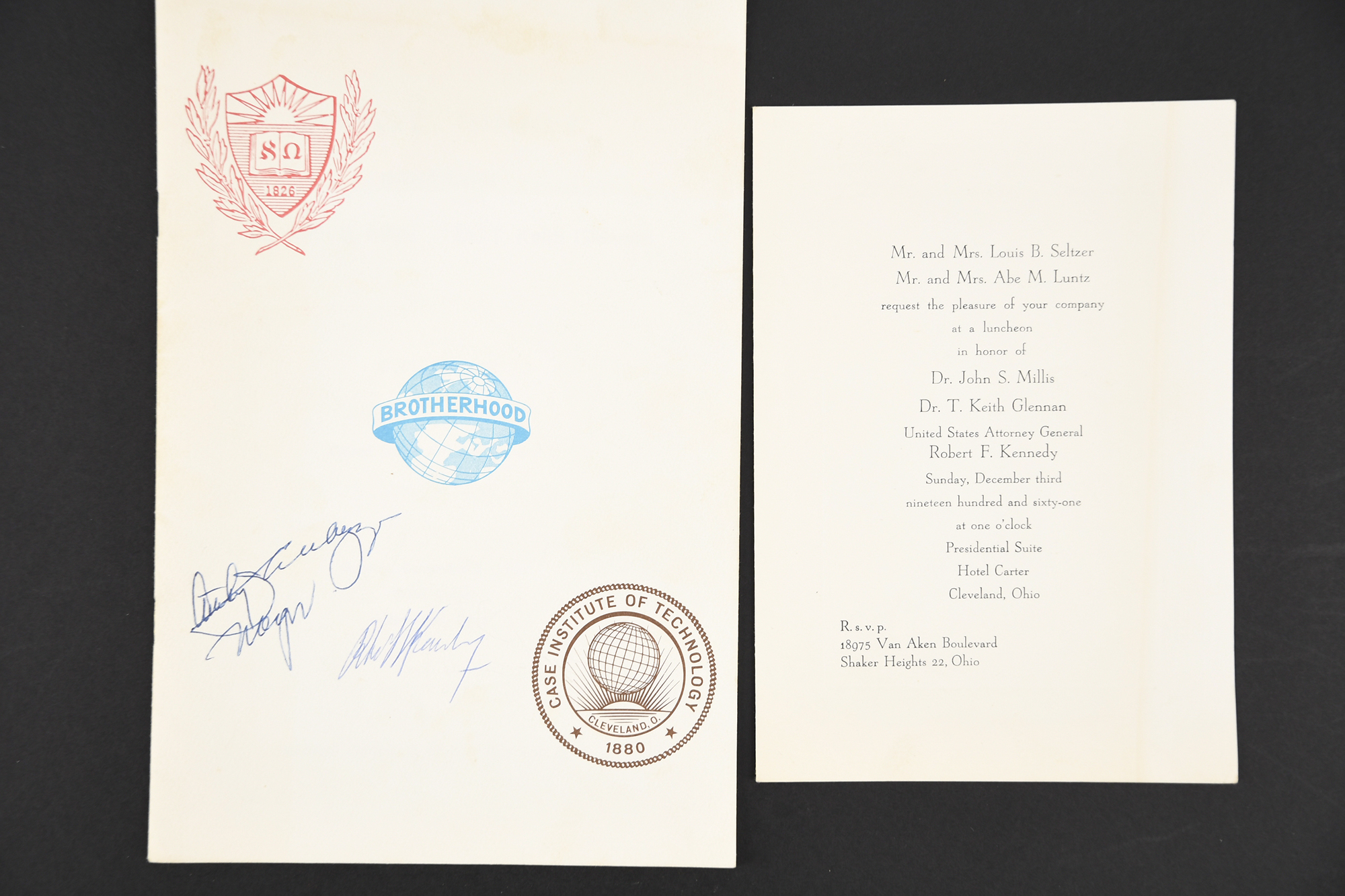 Robert Kennedy (1925 - 1968) Original Signature on program.