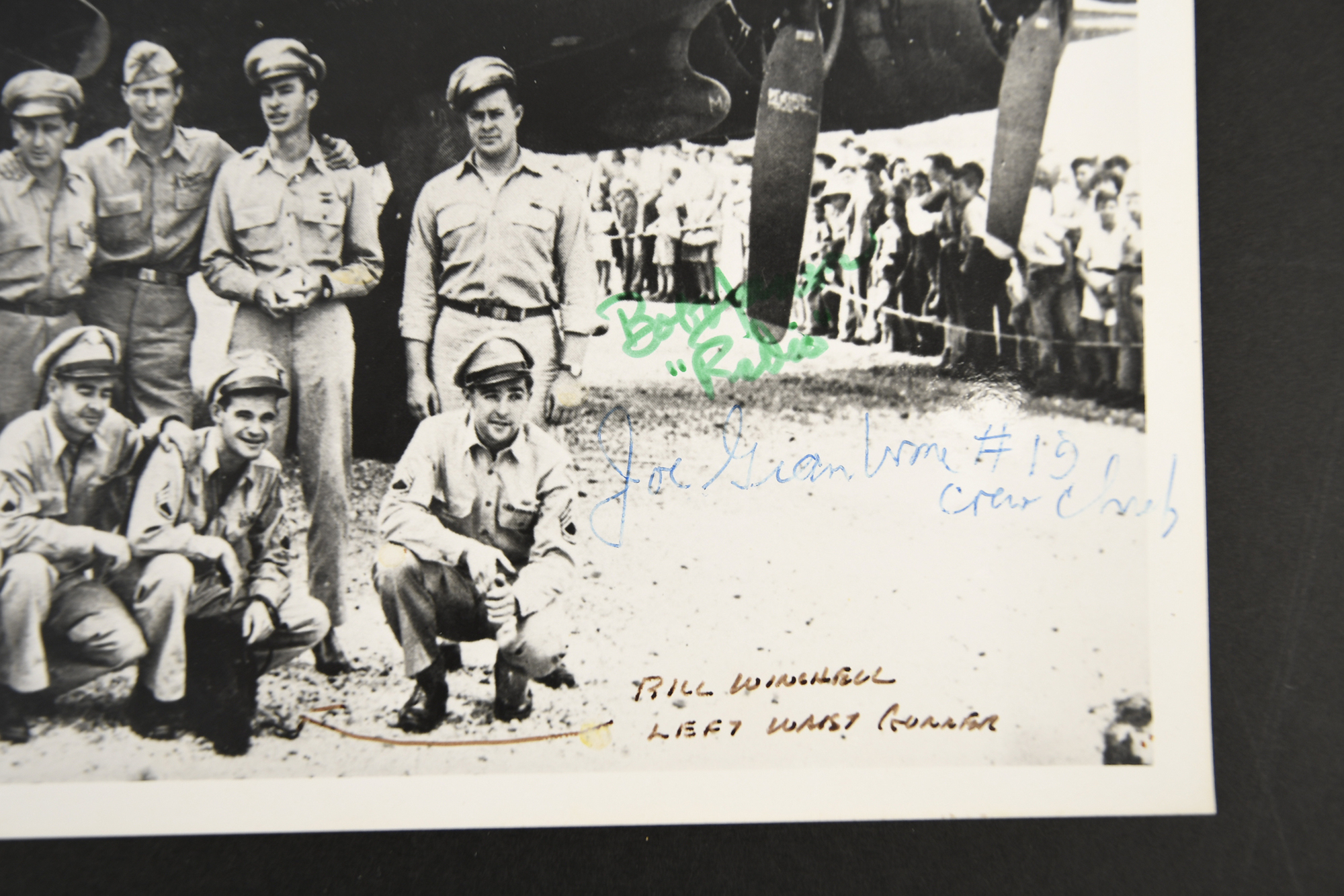 Memphis Belle Original Signatures of 8 crew members. - Image 4 of 6