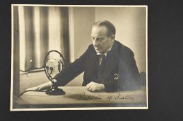 Stanley Baldwin (1867 - 1947) Original Signature on photograph.