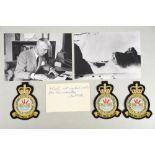 Barnes Wallis (1887 - 1979) Original Signature on card.