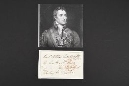 Duke of Wellington (1769 - 1852) Original envelope Signature