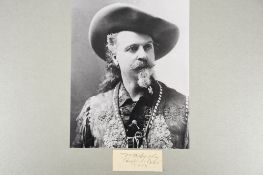 W.F.Cody "Buffalo Bill" ( 1846 - 1917) Original Signature dated 1903.