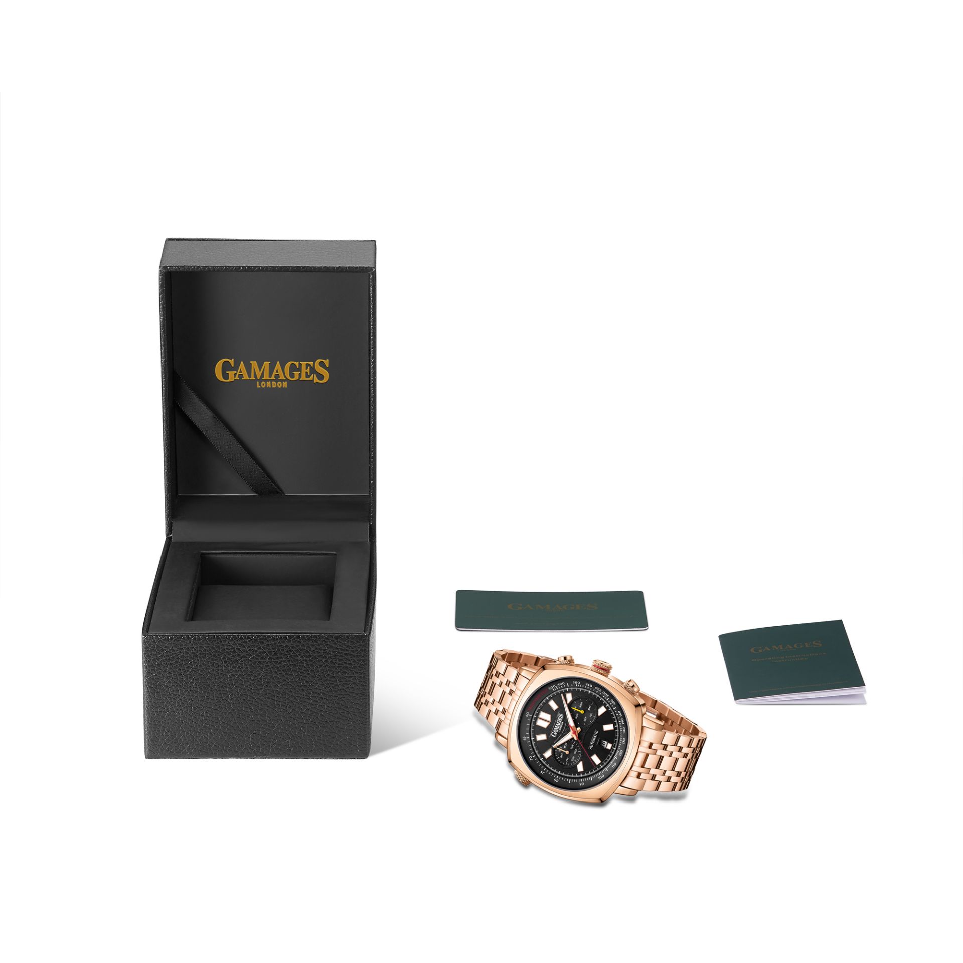 Limited Edition Hand Assembled Gamages Retro Automatic Rose Gold Ð 5 Year Warranty & Free Delivery - Image 2 of 4