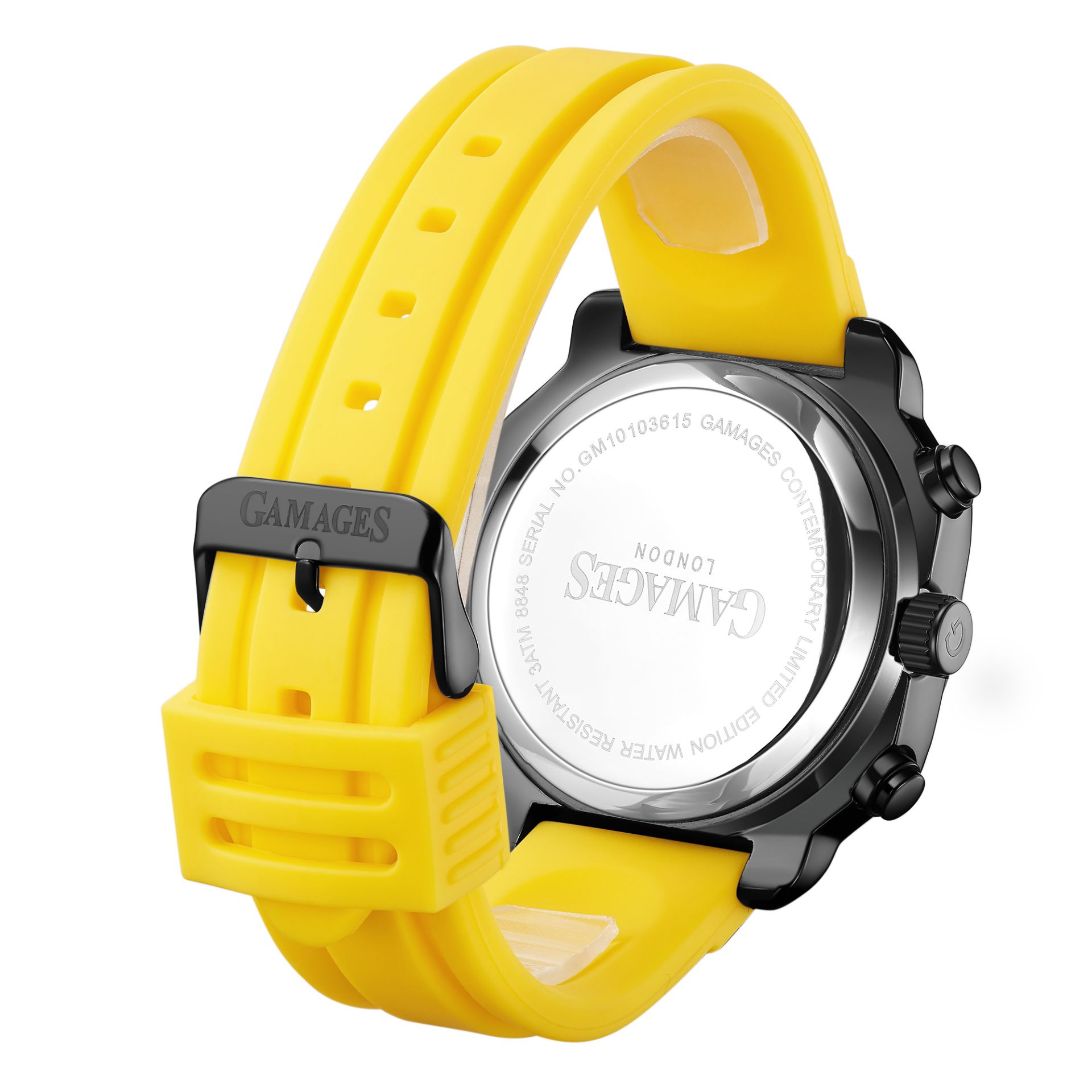 Ltd Edition Hand Assembled Gamages Contemporary Automatic Yellow Ð 5 Year Warranty & Free Delivery - Image 3 of 5