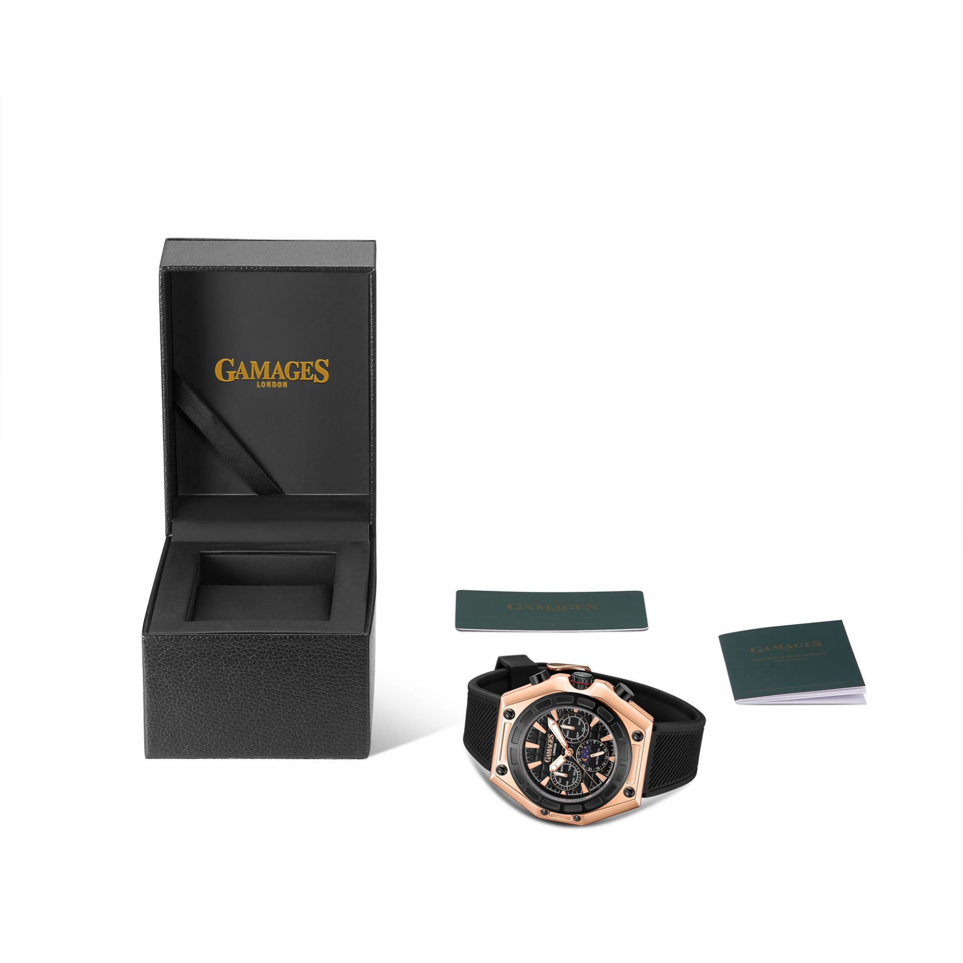 Limited Edition Hand Assembled Gamages Vault Automatic Rose Black Ð 5 Year Warranty & Free Delivery - Image 2 of 5
