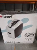 Rexel Style confetti cut shredder RRP £49.99 Grade U