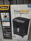 Fellowes power shred M-8C RRP £45 Grade U